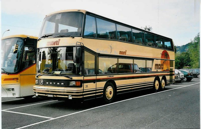 Aus dem Archiv: Marti, Kallnach Nr. 26/BE 102'212 Setra am 3. September 1999 Thun, Seestrasse