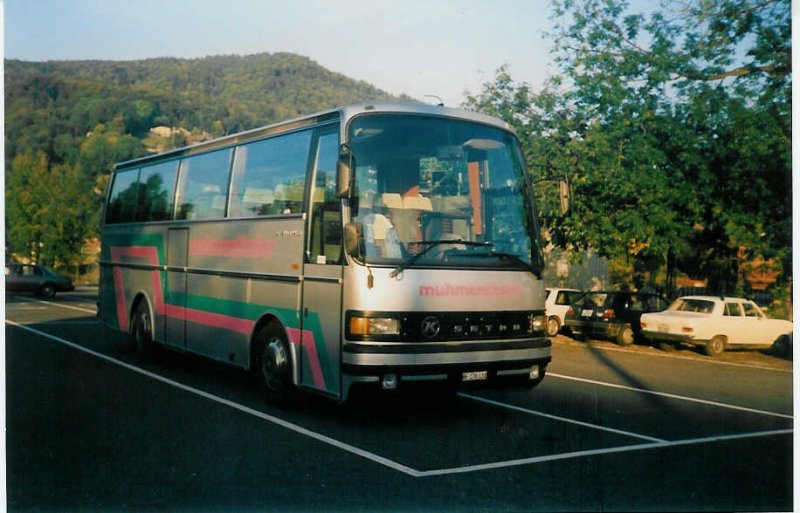 Aus dem Archiv: Muhmenthaler, Hasle-Regsau BE 176'132 Setra am 18. Oktober 1997 Thun, Seestrasse