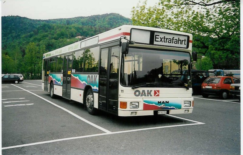 Aus dem Archiv: OAK Wangen a.A. Nr. 11/BE 241'703 MAN am 13. Mai 1997 Thun, Seestrasse