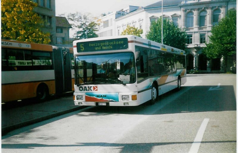 Aus dem Archiv: OAK Wangen a.A. Nr. 14/BE 149'768 MAN am 6. Oktober 1997 Solothurn, Amthausplatz