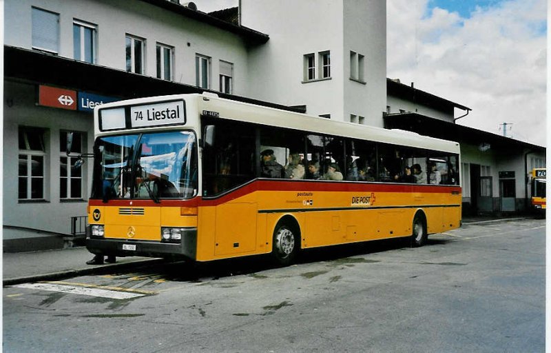 Aus dem Archiv: PA Autobus, Arisdorf BL 7200 Mercedes O 405 am 19. April 1999 Liestal, Bahnhof