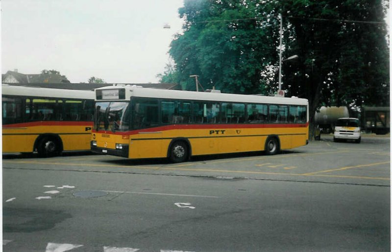 Aus dem Archiv: PTT Regie P 25'335 Mercedes/R&J O 405 am 11. Juli 1996 Frauenfeld, Bahnhof