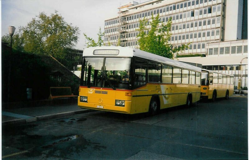 Aus dem Archiv: PTT Regie P 25'311 Mercedes/R&J O 405 am 14. Mai 1997 Bern, Postautostation