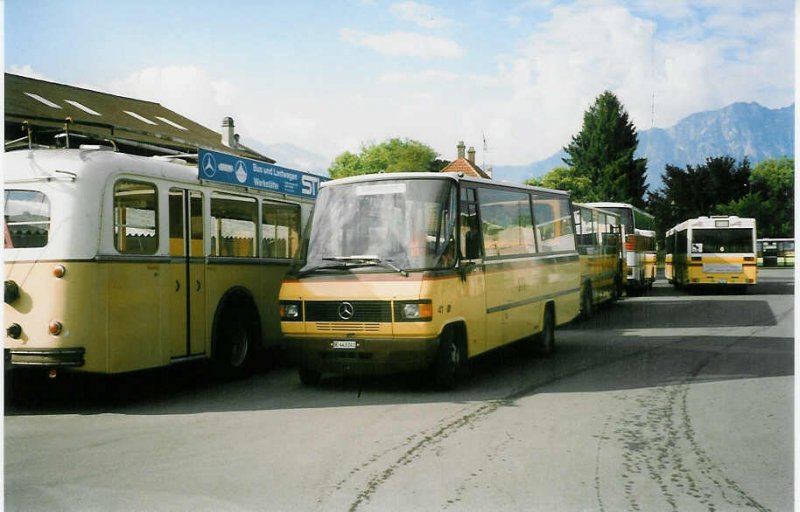 Aus dem Archiv: STI Thun Nr. 41/BE 443'241 Mercedes/Auwrter am 26. Mai 1998 Thun, Garage