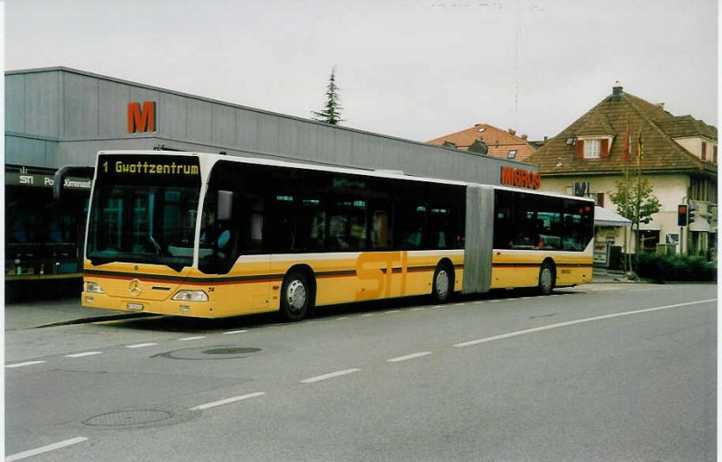 Aus dem Archiv: STI Thun Nr. 74/BE 263'474 Mercedes Citaro am 5. November 1999 Thun, Post Drrenast