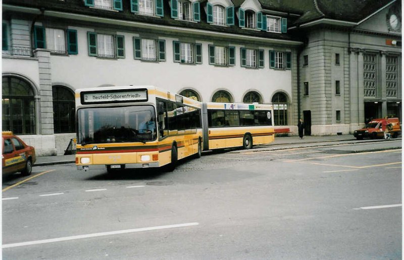 Aus dem Archiv: STI Thun Nr. 73/BE 387'073 MAN am 12. November 1999 Thun, Bahnhof