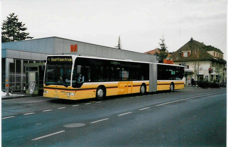 Aus dem Archiv: STI Thun Nr. 76/BE 272'476 Mercedes Citaro am 4. Dezember 1999 Thun, Post Drrenast