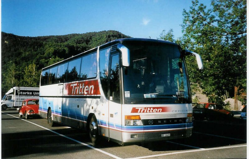 Aus dem Archiv: Tritten, Zweisimmen BE 26'689 Setra am 12. Juli 1998 Thun, Seestrasse