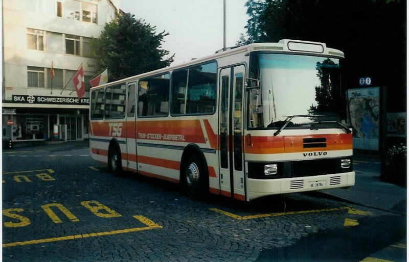 Aus dem Archiv: TSG Blumenstein Nr. 1/BE 26'784 Volvo/R&J am 11. September 1996 Thun, Bahnhof