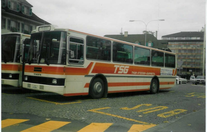 Aus dem Archiv: TSG Blumenstein Nr. 2/BE 26'748 Volvo/R&J im Oktober 1996 Thun, Bahnhof