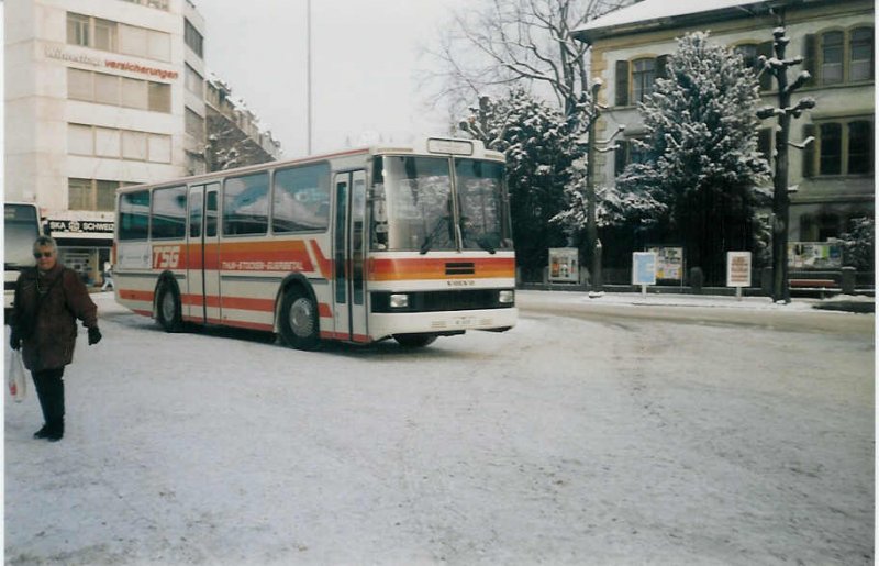 Aus dem Archiv: TSG Blumenstein Nr. 3/BE 26'635 Volvo/R&J am 31. Dezember 1996 Thun, Bahnhof