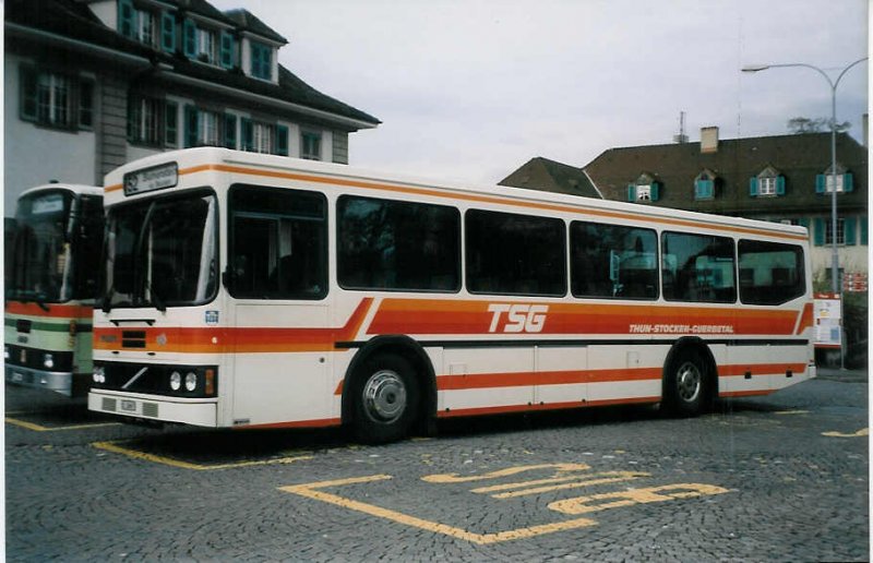 Aus dem Archiv: TSG Blumenstein Nr. 6/BE 26'667 Volvo/FHS am 9. November 1998 Thun, Bahnhof