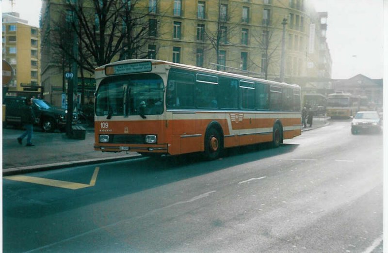 Aus dem Archiv: VB Biel Nr. 109/BE 26'599 Volvo/R&J am 17. Februar 1998 Biel, Guisanplatz