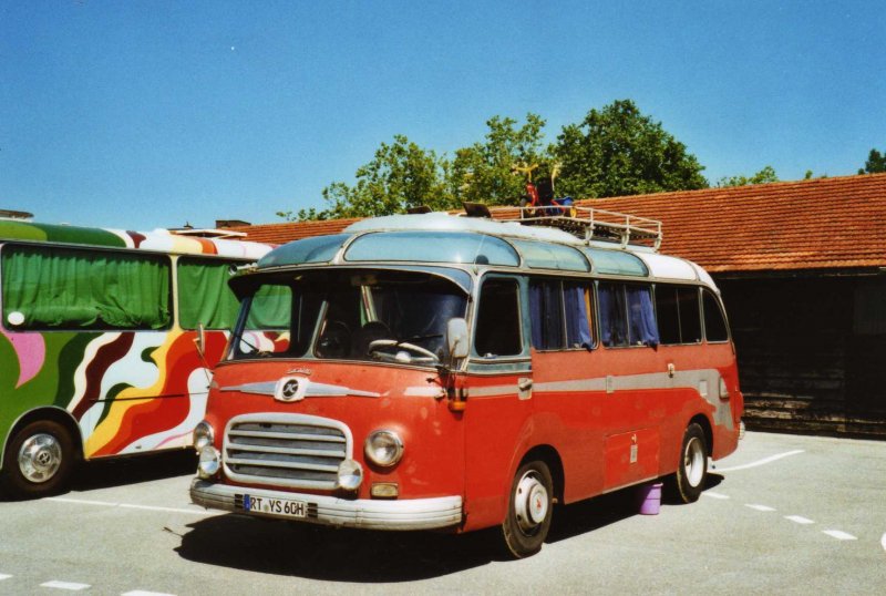 Aus Deutschland: RT-YS 60H Setra am 15. August 2009 Zug, Wohnbustreffen