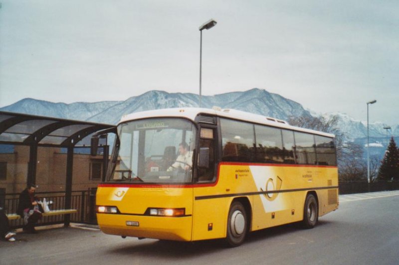 Autopostale del Malcantone, Croglio TI 24689 Neoplan am 9. Dezember 2008 Lugano, Bahnhof