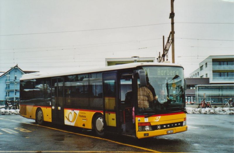 AVA Aarberg Nr. 5/BE 26615 Setra am 20. Dezember 2008 Lyss, Bahnhof