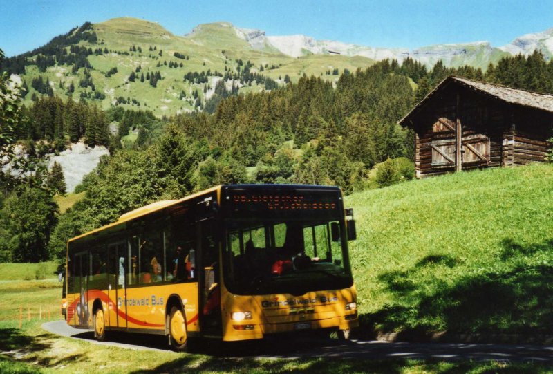 AVG Grindelwald Nr. 11/BE 261'865 MAN am 23. August 2009 Grindelwald, Schrli