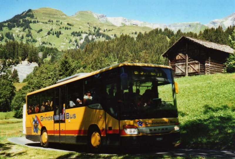 AVG Grindelwald Nr. 21/BE 100'930 Setra am 23. August 2009 Grindelwald, Schrli