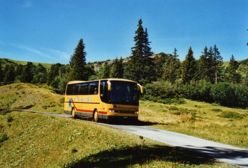 AVG Grindelwald Nr. 22/BE 92'977 Setra am 23. August 2009 auf der Schwarzwaldalp