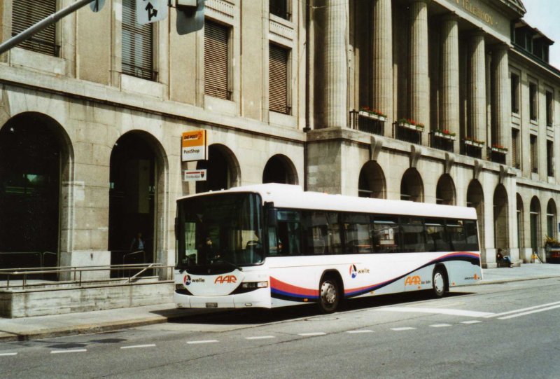 BBA Aarau Nr. 160/AG 441'160 Scania/Hess am 8. Juni 2009 Aarau, Bahnhof