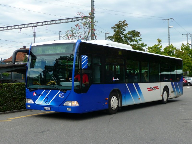 BD/ WM - Mercedes Citaro Bus  AG 434493 unterwegs auf der Linie 340 in Wohlen am 05.09.2008