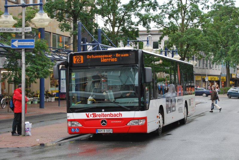 Bei nicht ganz so dollem Wetter macht sich VGB 51 dennoch tapfer auf dem Weg nach Werries.