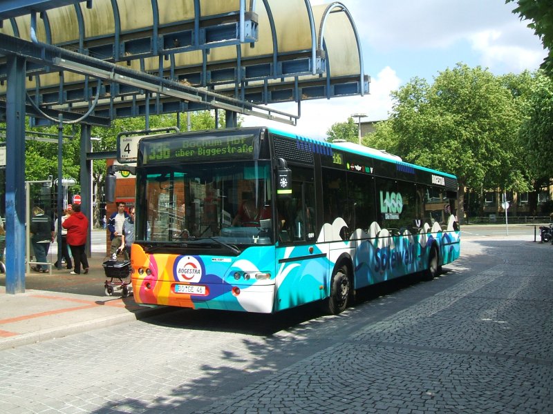 Bogestra Neoplan Linie 336 von Bochum Bbf. nach Ltgendortmund
Werbung von Saunawelt