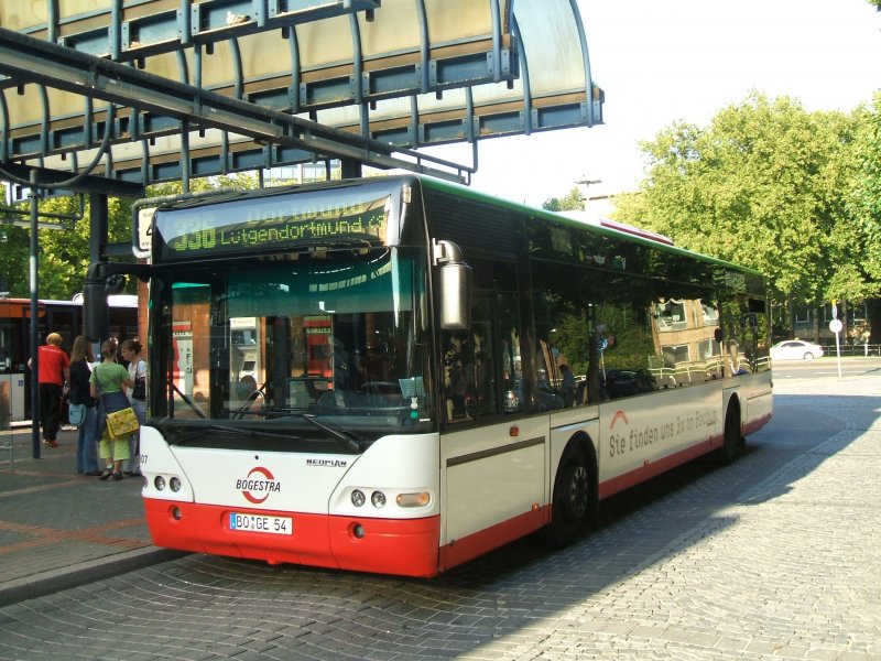 BOGESTRA Neoplan,Linie 336,Bochum Hbf/Bbf. nach Dortmund -
Ltgendortmund.(22.09.2007)
