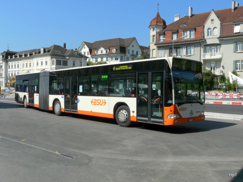 BSU - Mercedes Citaro Bus Nr.50  SO 155950 unterwegs auf der Linie 4 vor dem Bahnhof Solothurn am 08.09.2009