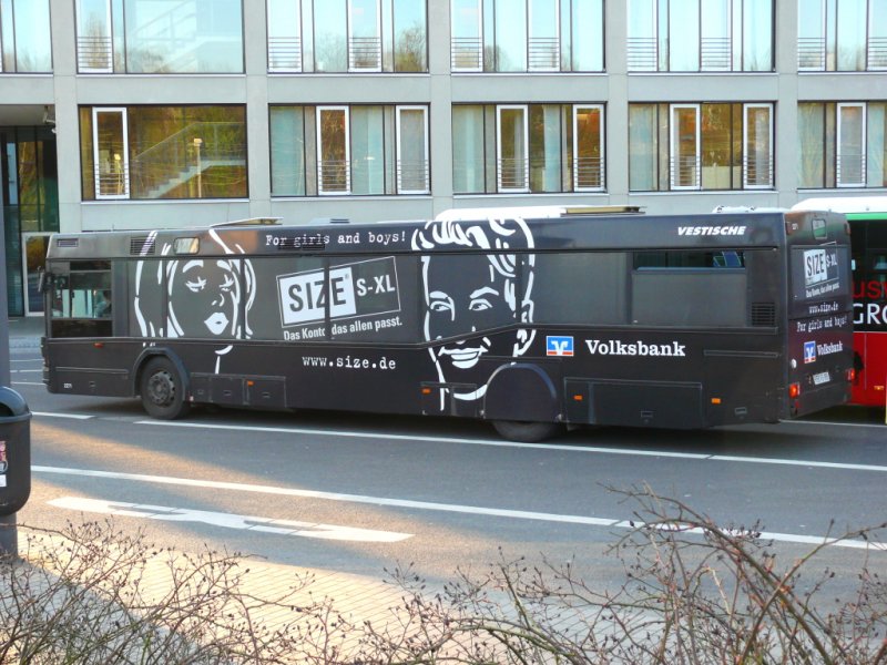 Bus der Vestischen mit der Nr.2271 in Recklinghausen am 18.3.2009