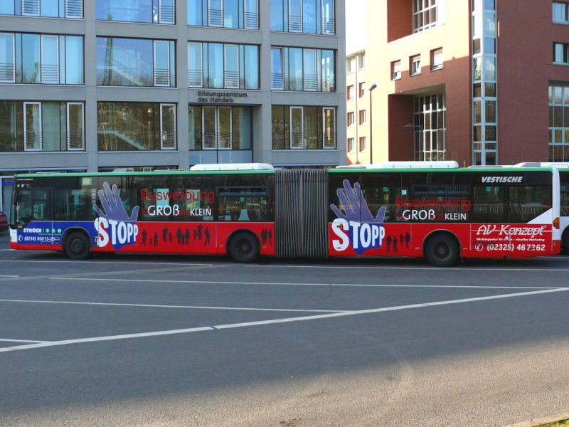 Bus der Vestischen mit der Nr.2626 in Recklinghausen am 18.3.2009 