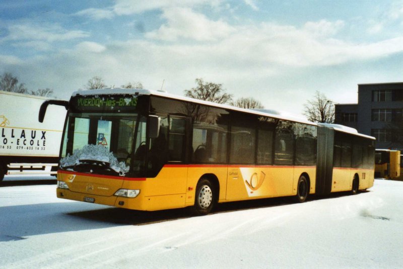 CarPostal Ouest VD 545'211 Mercedes Citaro am 14. Februar 2009 Yverdon, Postgarage