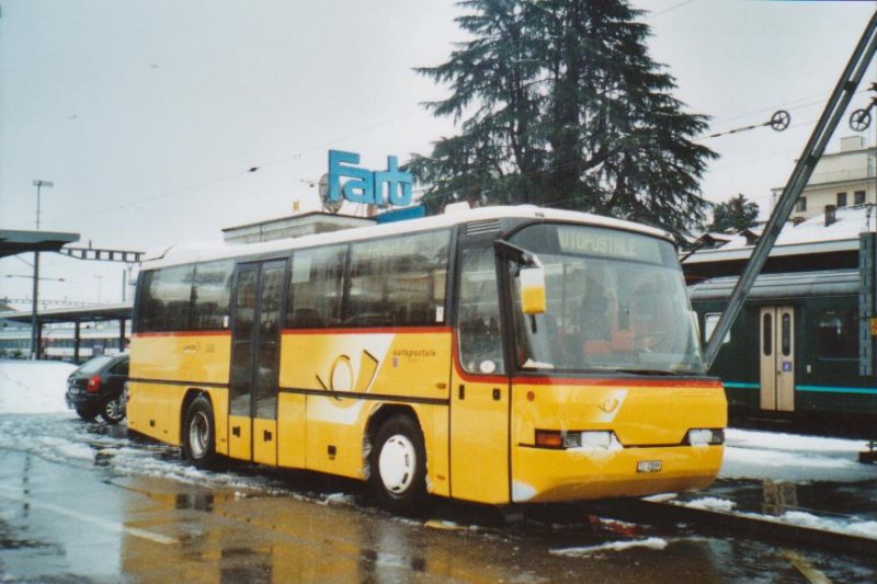 Chiesa, Riazzino TI 23599 Neoplan am 11. Dezember 2008 Locarno, Bahnhof