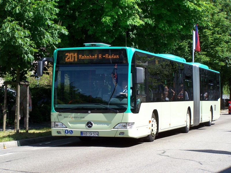 Citaro II Gelenkbus Nr 504 am 23/05/09.