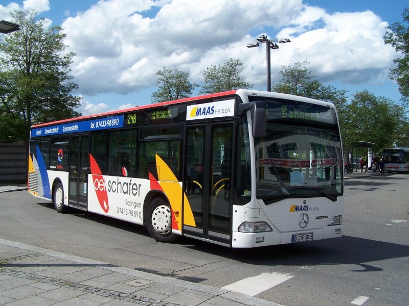 Citaro Nr 6003 vor dem Bahnhof am 09/06/2009.