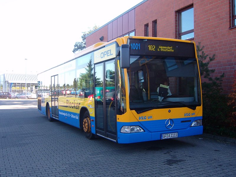 Der 1001 vor dem VLG Gebade in Gifhorn