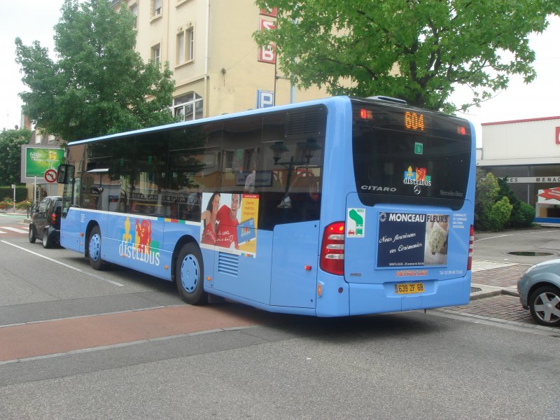 Der MB Citaro Facelift in St. Louis Frankreich.