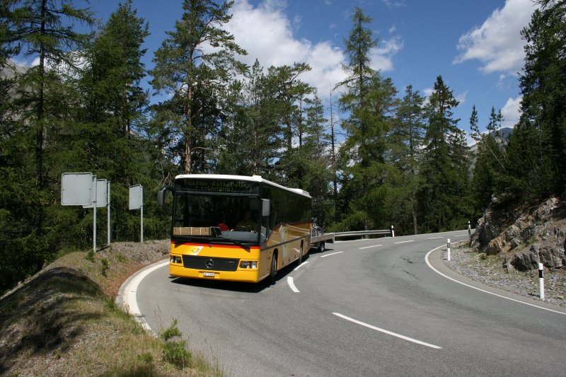 Der Terretaz-Integro GR 53'800 (2006) unterwegs im Schweizerischen Nationalpark oberhalb Vallun Chafuol. 
