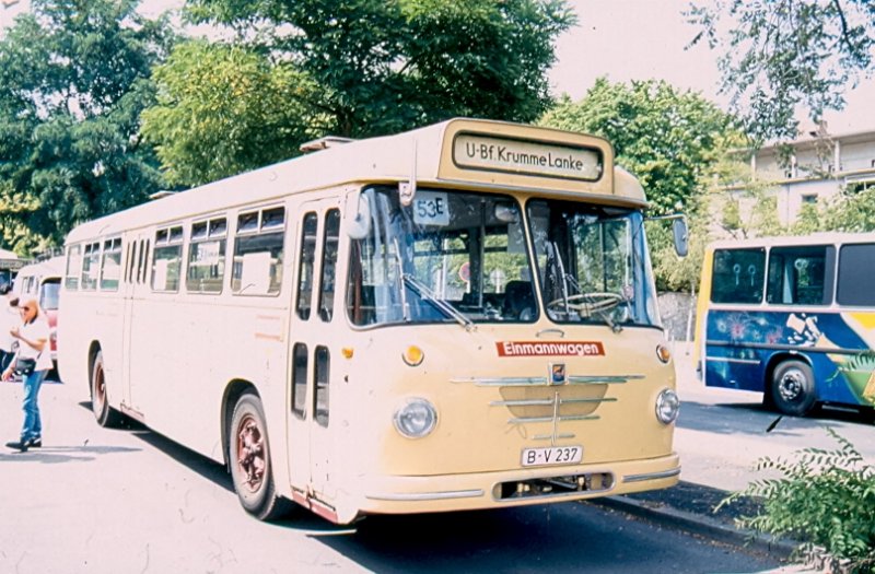 Ehemaliger BVG - Bus Bssing Prsident. Heute im Besitz der Traditionsbus Berlin.