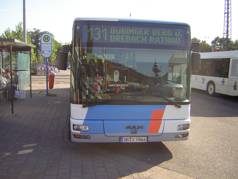 Ein MAN Bus der Firma Seibert Reisen. Das Bild wurde am 25.09.2009 Fotografiert. Die Firma fhrt fr Saarbahn und Bus.