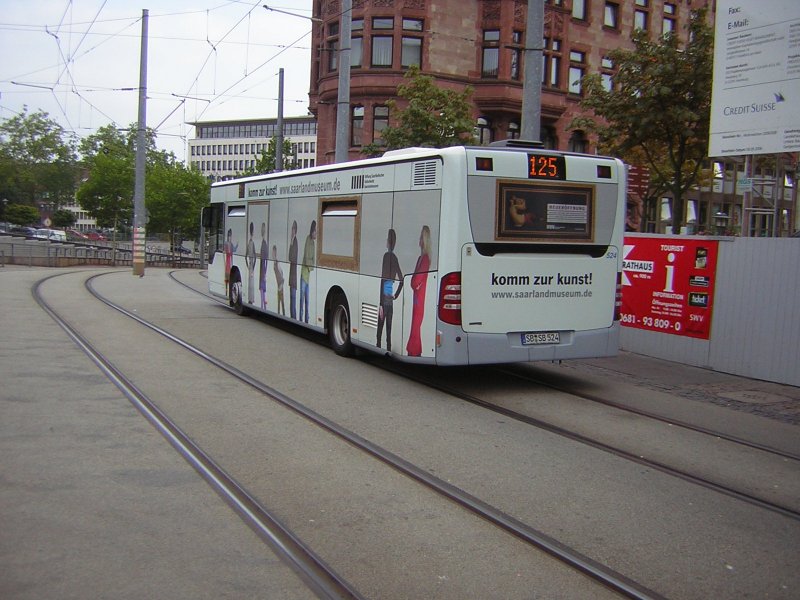 Ein weiterer Citaro mit Werbung.Das Foto wurde am 10.09.2009 aufgenommen.