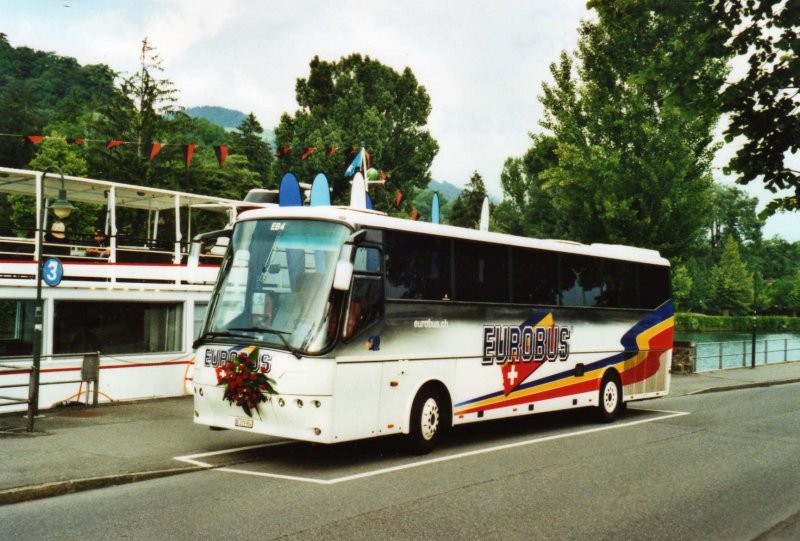 Eurobus, Bern Nr. 4/BE 379'904 Bova am 25. Juni 2009 Thun, Schifflndte