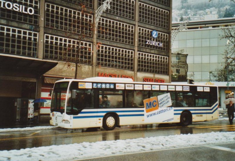 FART Locarno Nr. 23/TI 310723 Mercedes Citaro am 11. Dezember 2008 Locarno, Bahnhof