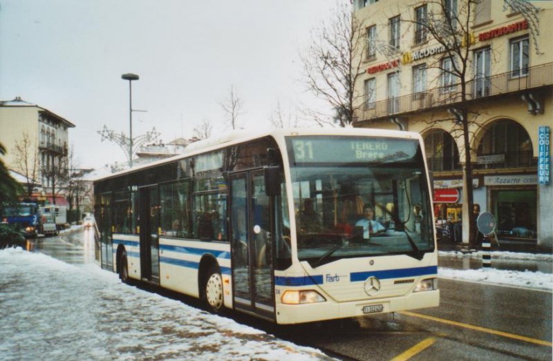 FART Locarno Nr. 24/TI 312424 Mercedes Citaro am 11. Dezember 2008 Locarno, Bahnhof