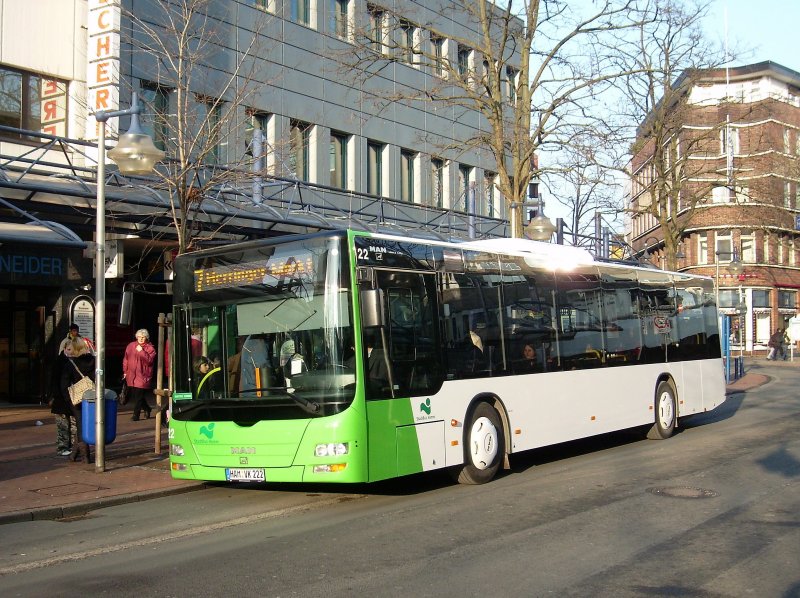 Hako 22 sonnt sich hier am Westentor, bevor er sich weiter auf den Weg nach Hamm-Herringen macht.