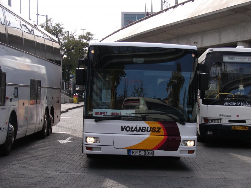 Hier ein MAN Niederflur 2. Generation. Hier wird dieser Bus als berlandbus eingesetzt. Aufgenommen am 21.10.2007 am buszplyaudvar Stadionok