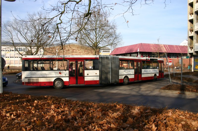 HOM JH 78: Ein Mercedes O405G in Hhe der Talstrae.