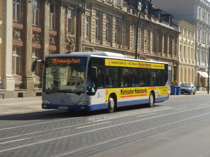 HVG Linie 614 von Potsdam Hbf nach Ketzin am Markt. 