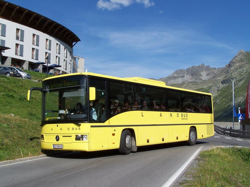 Integro Nr 58 auf der Bielerhhe (Silvrettasee) am 19/08/09.