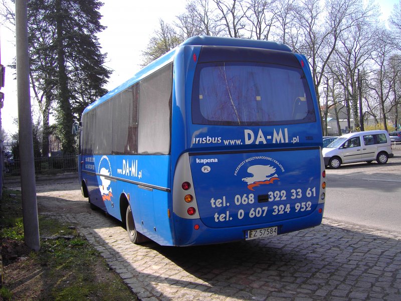 IRISBUS/KAPENA eines polnischen Reiseveranstalters am 05.04.2008 in Guben